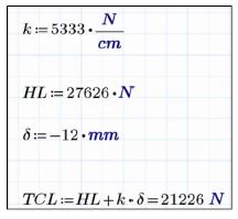 Formula TLC for Hanger selection
